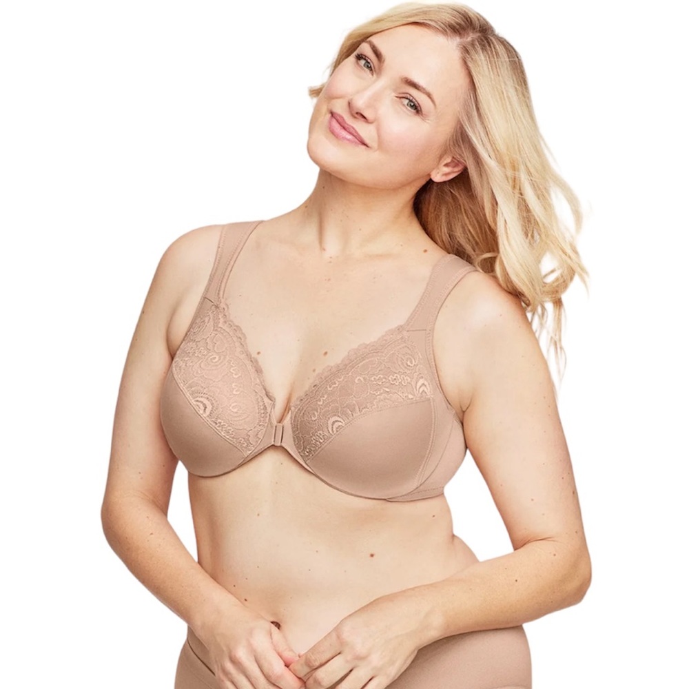 Glamorise Nude WonderWire Bra (38G)
